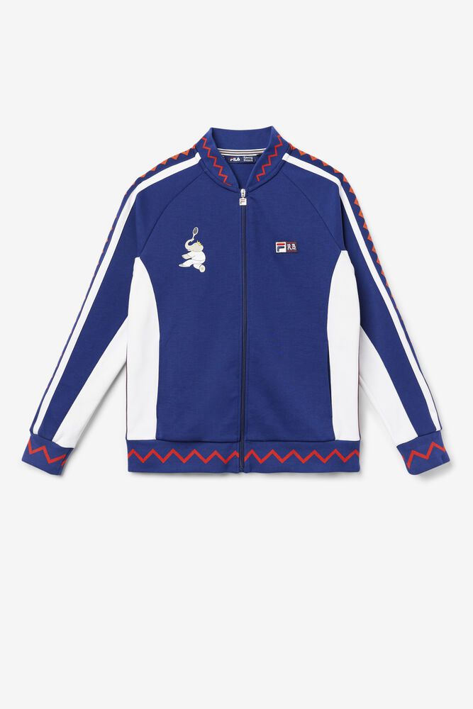 Fila X Rb Babar Iggy Blue Jacket Mens - NZ 01582-DIVO